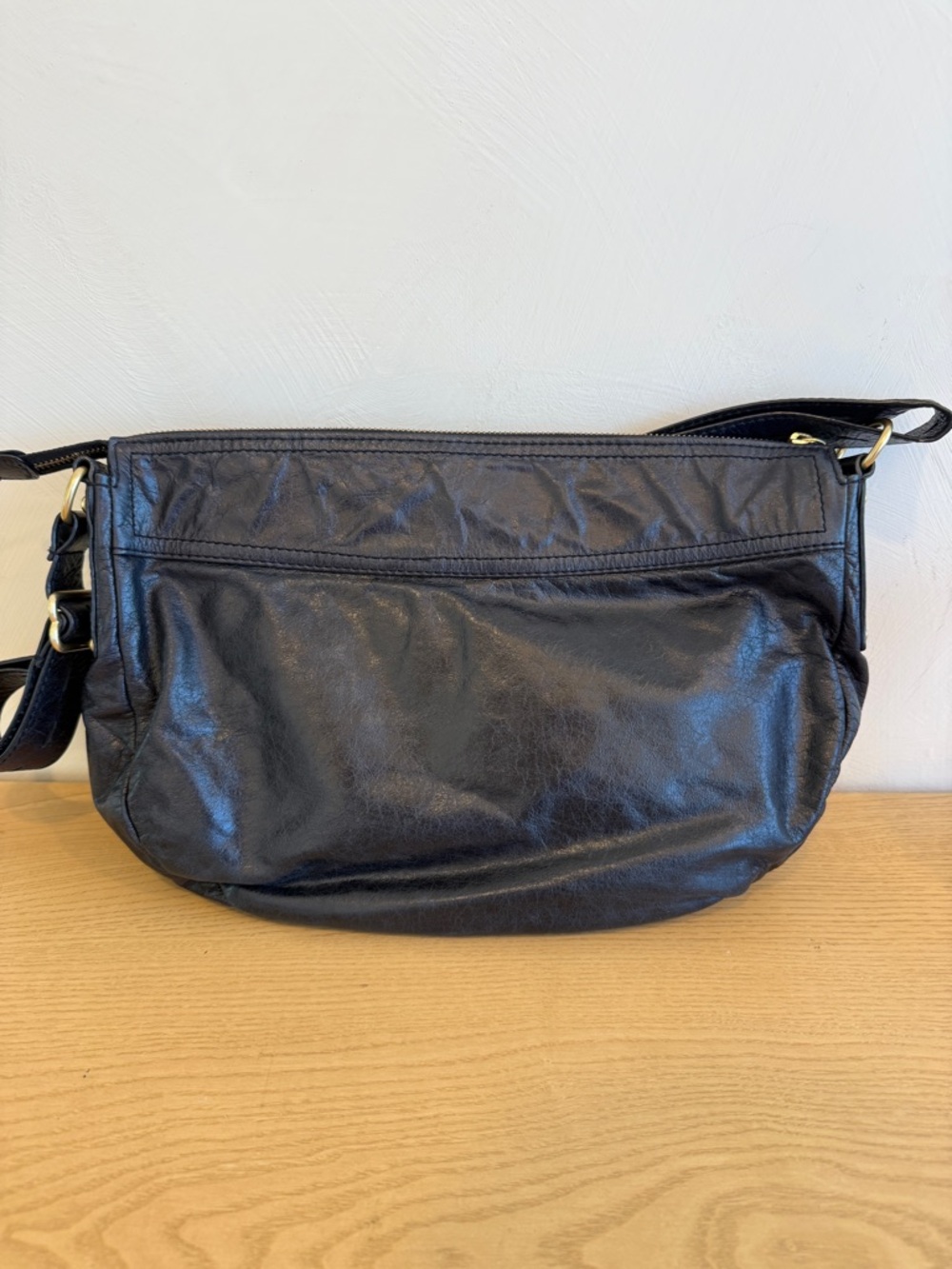 Y2K Vintage Juicy Couture Black Leather Tassel Shoulder Bag - Picture 4 of 6
